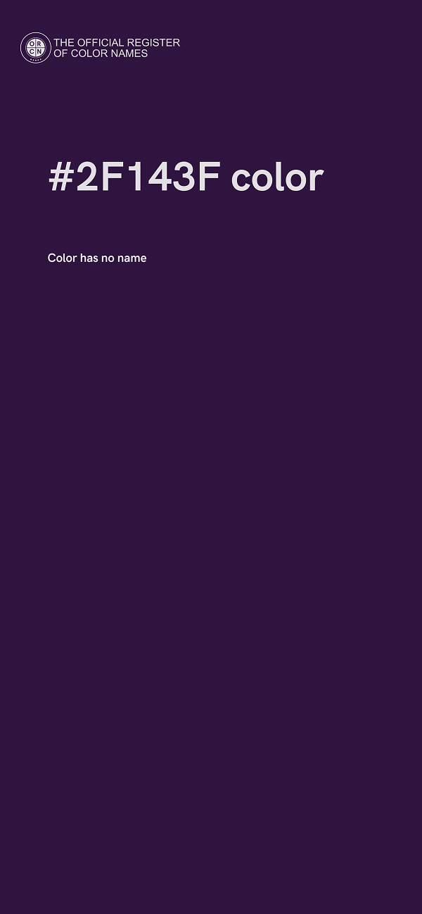 #2F143F color image