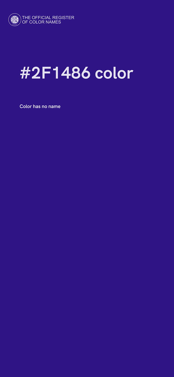 #2F1486 color image