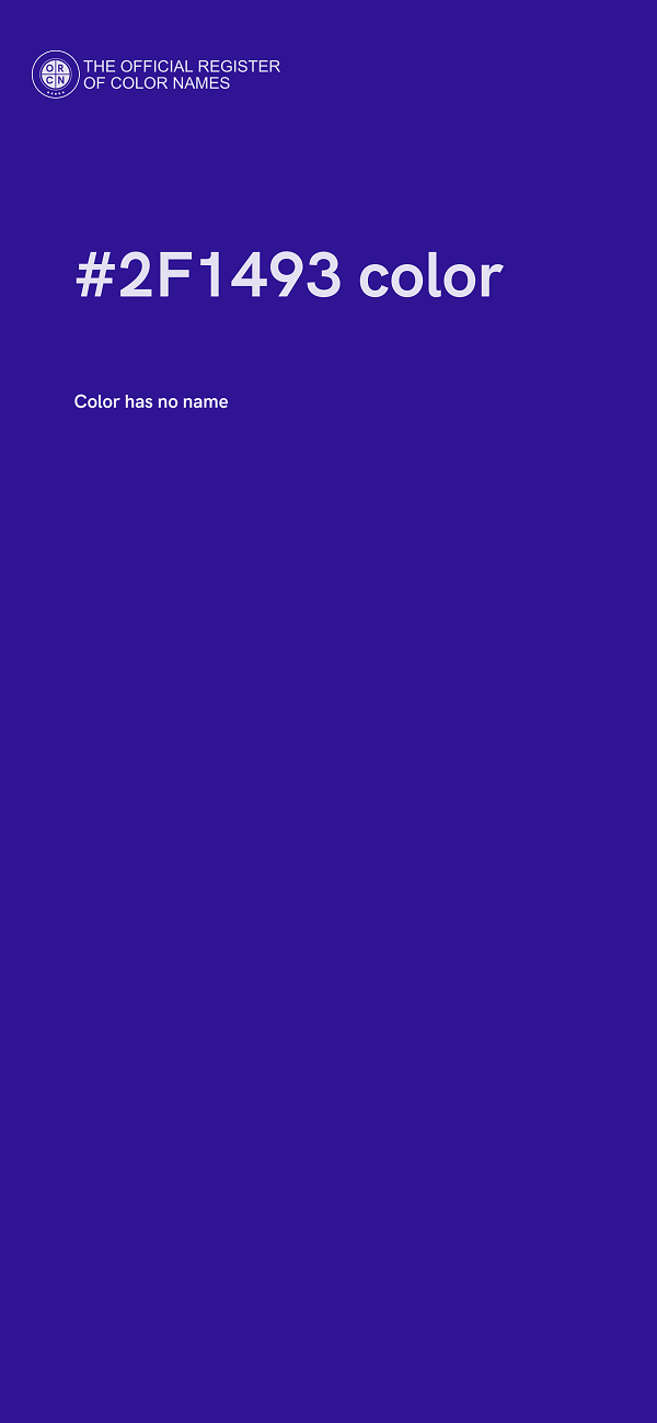 #2F1493 color image