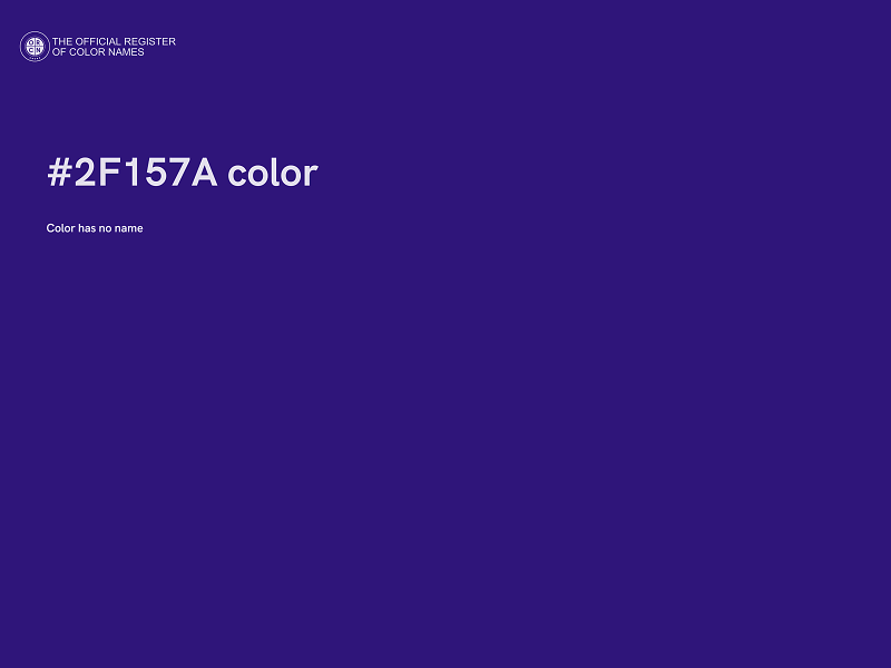 #2F157A color image