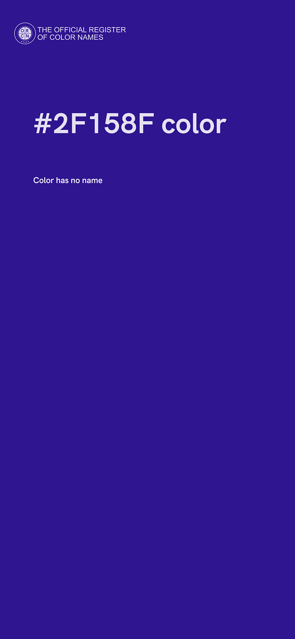 #2F158F color image