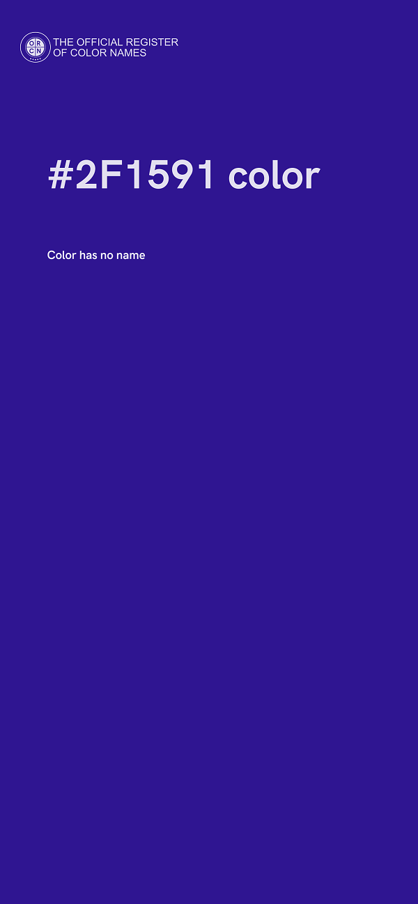 #2F1591 color image