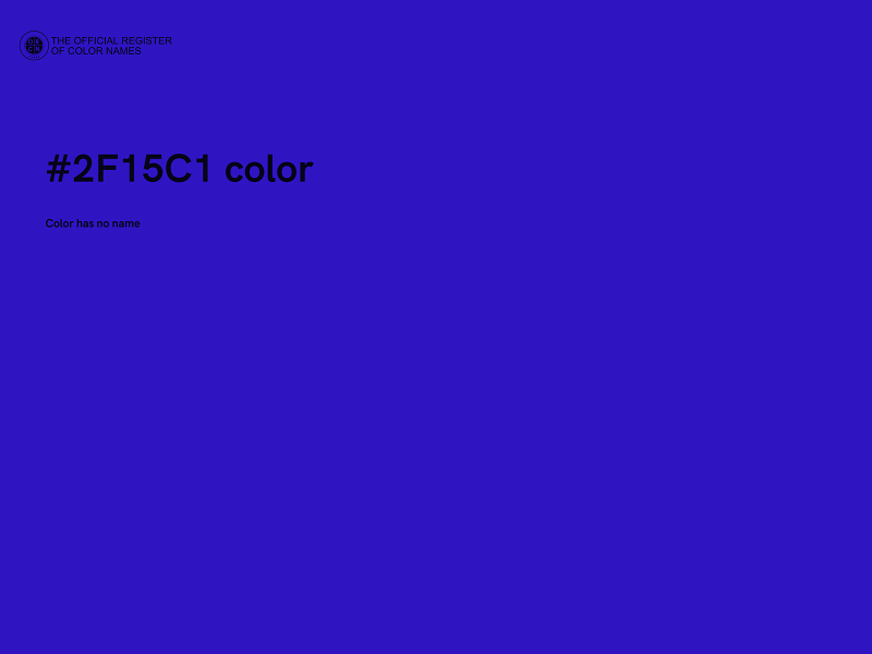 #2F15C1 color image