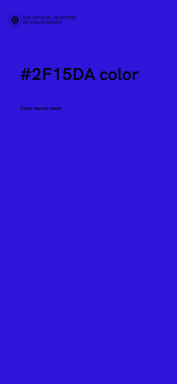 #2F15DA color image