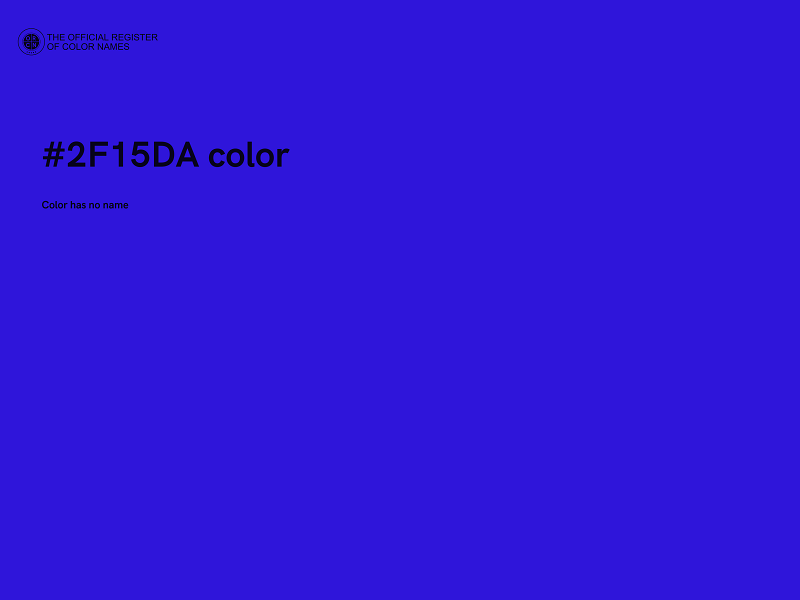 #2F15DA color image
