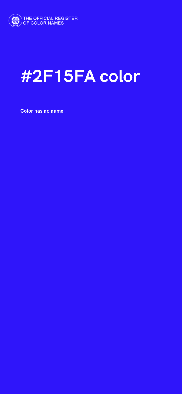 #2F15FA color image