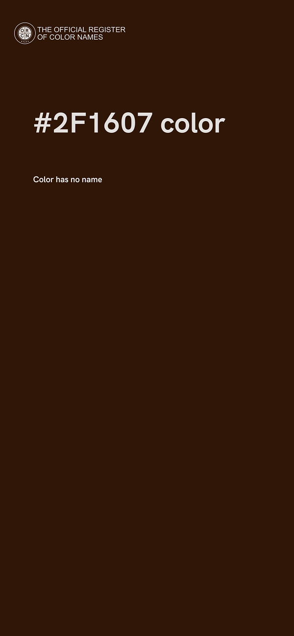 #2F1607 color image