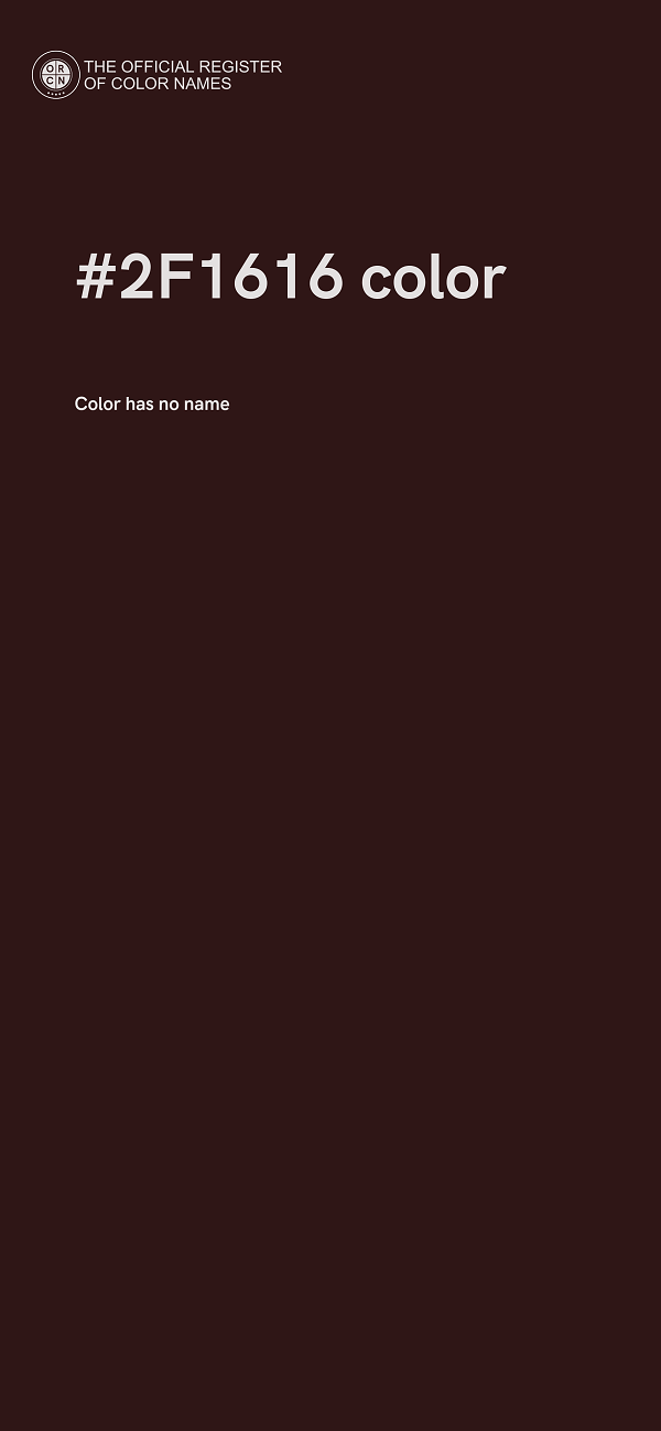 #2F1616 color image