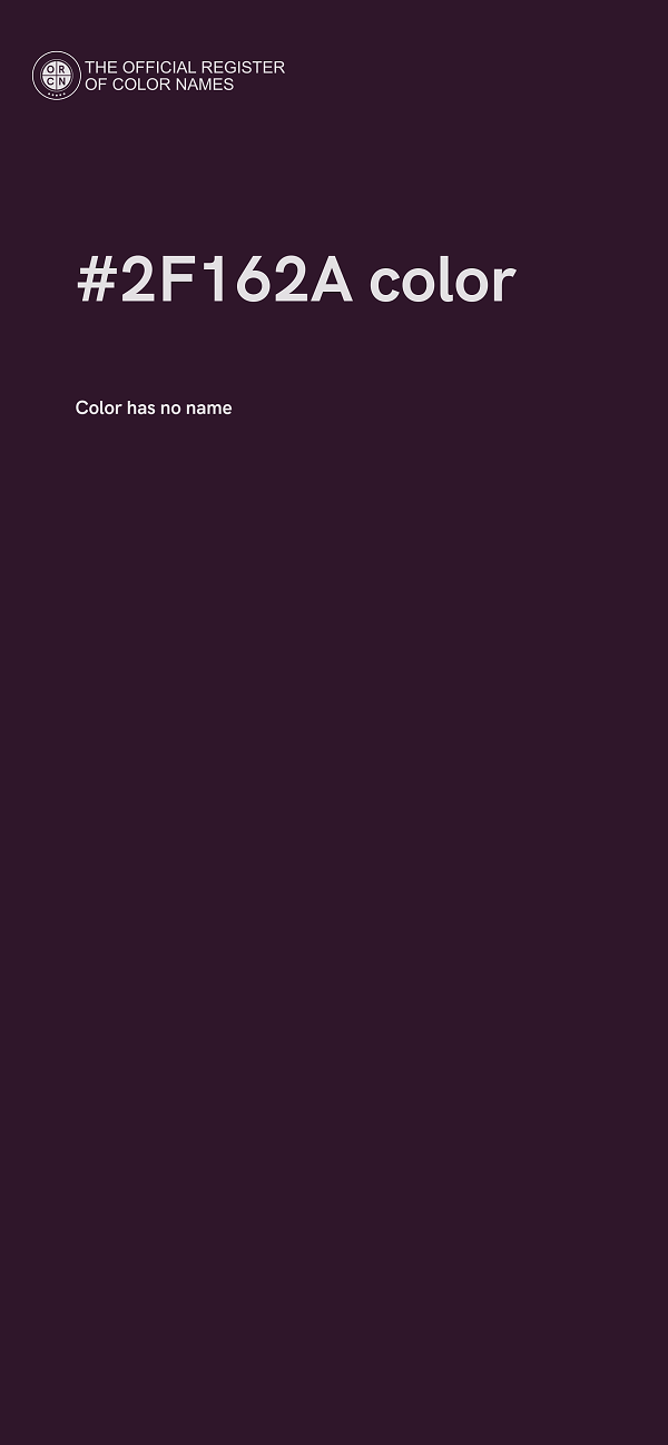 #2F162A color image