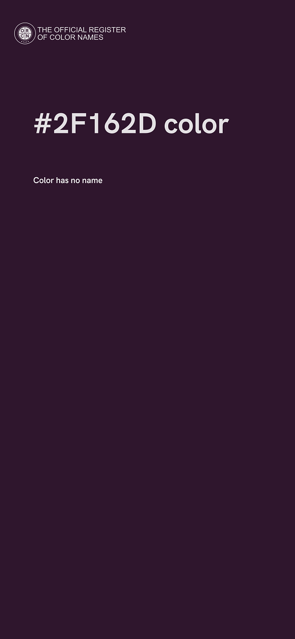 #2F162D color image