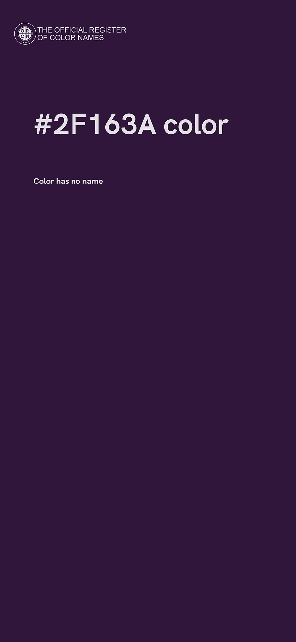 #2F163A color image