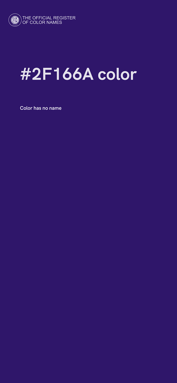 #2F166A color image