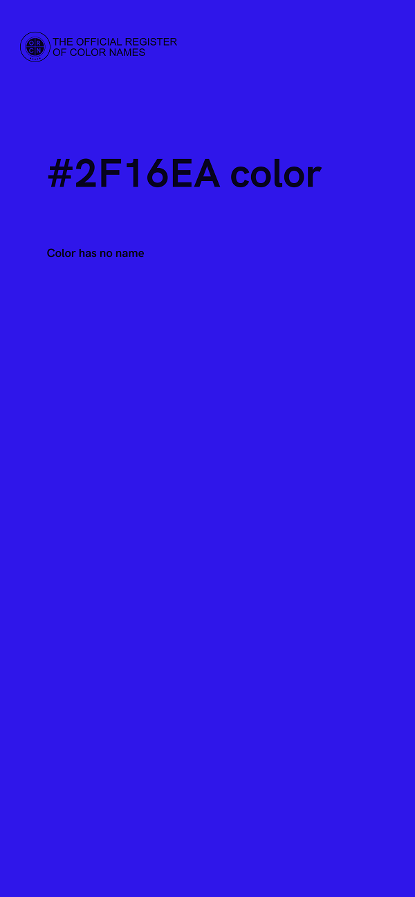 #2F16EA color image