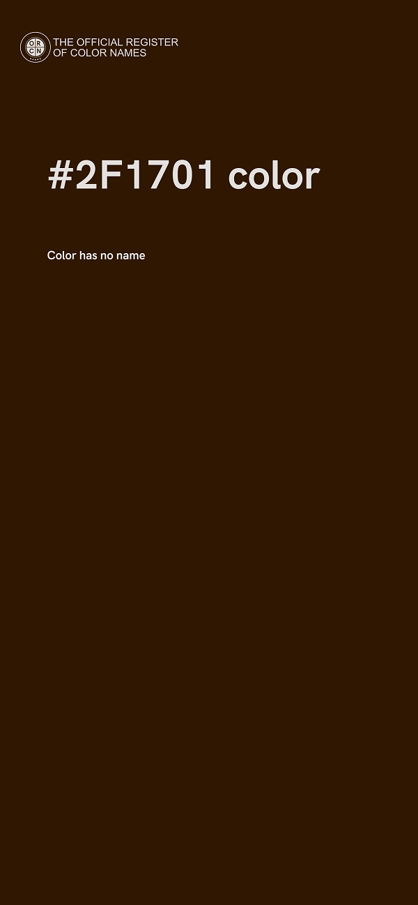 #2F1701 color image