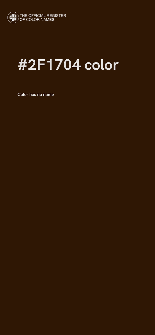 #2F1704 color image