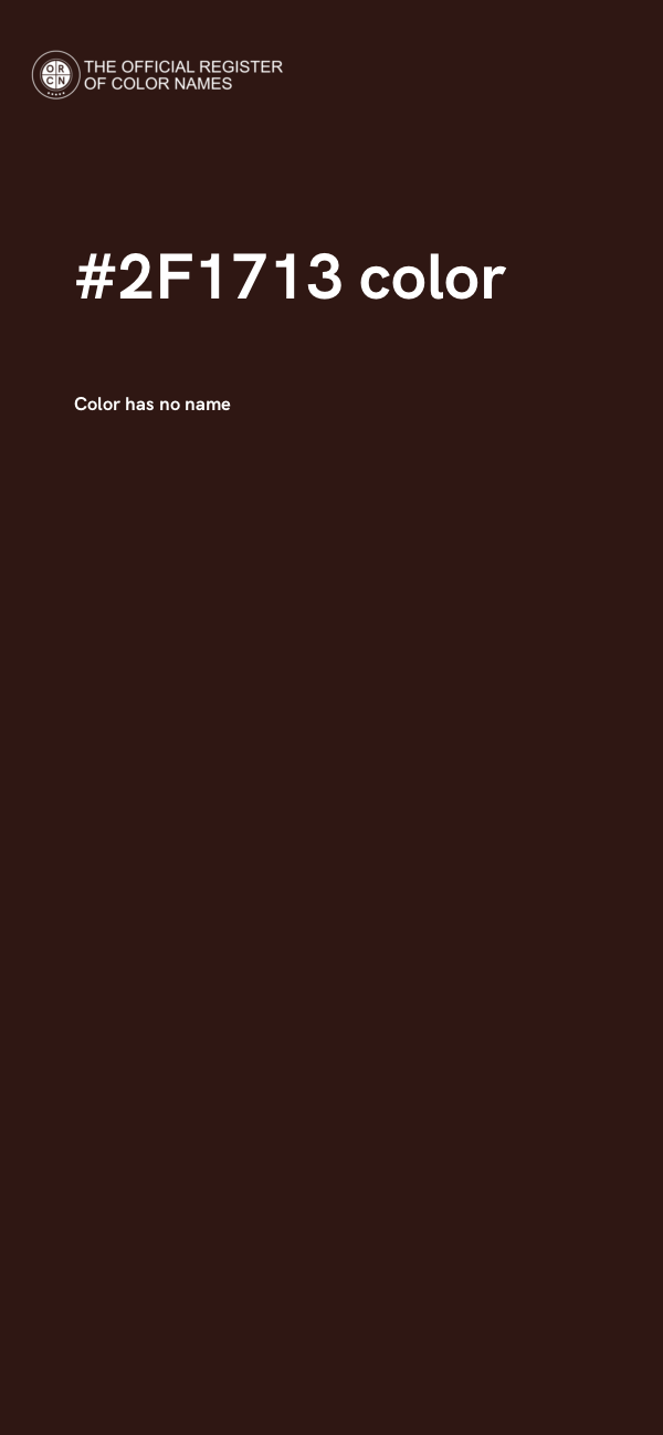#2F1713 color image