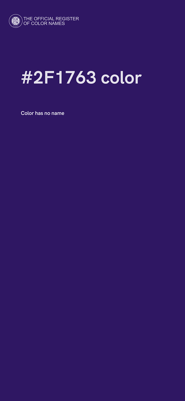 #2F1763 color image