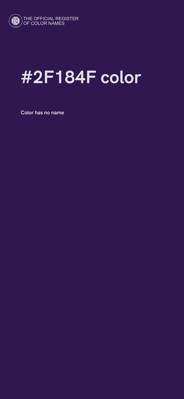 #2F184F color image