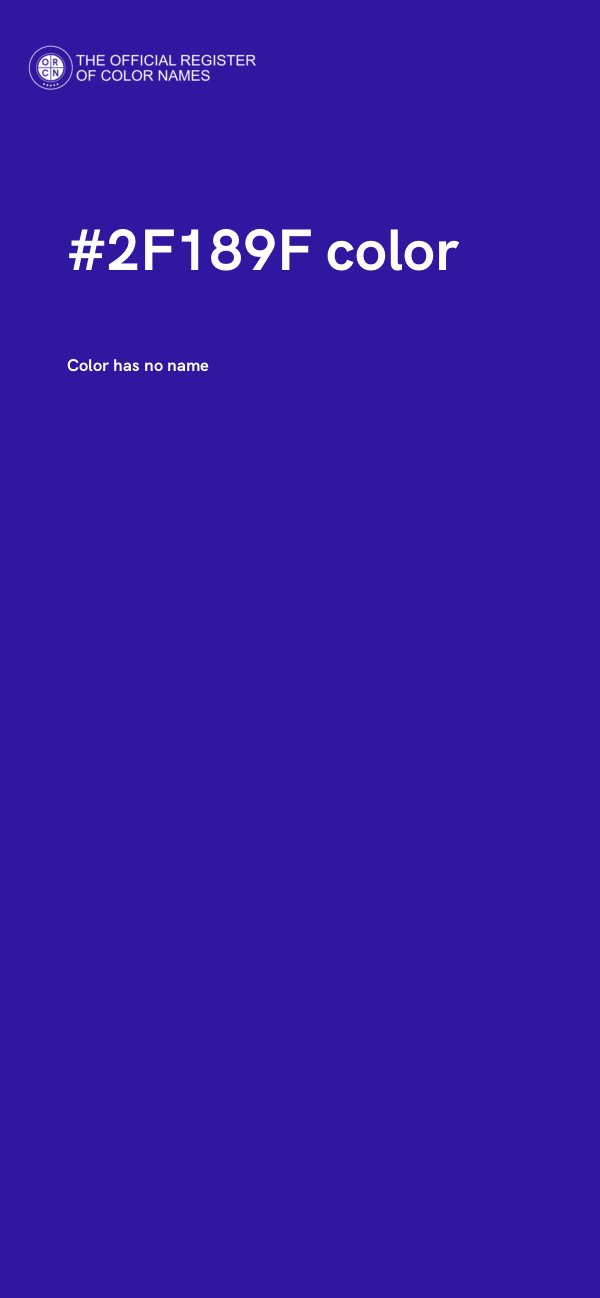 #2F189F color image