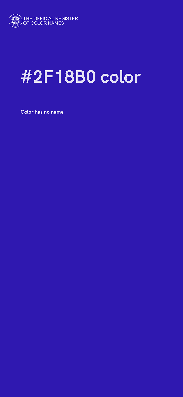 #2F18B0 color image