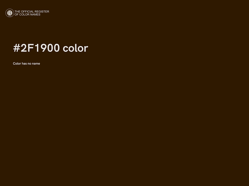 #2F1900 color image