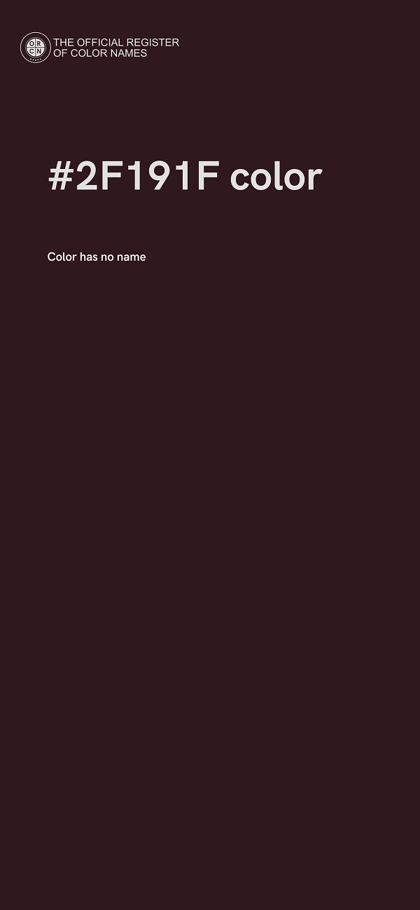 #2F191F color image