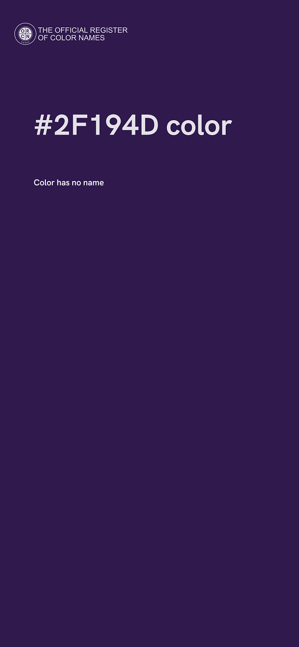#2F194D color image