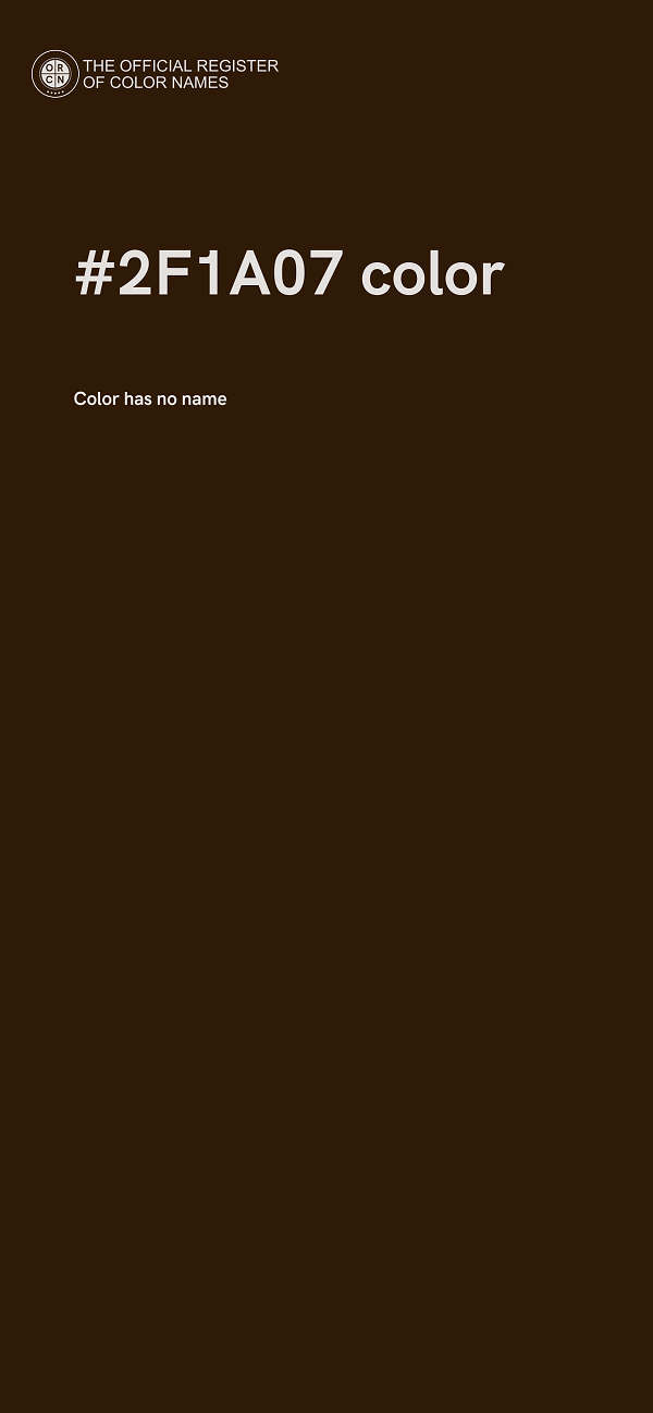 #2F1A07 color image