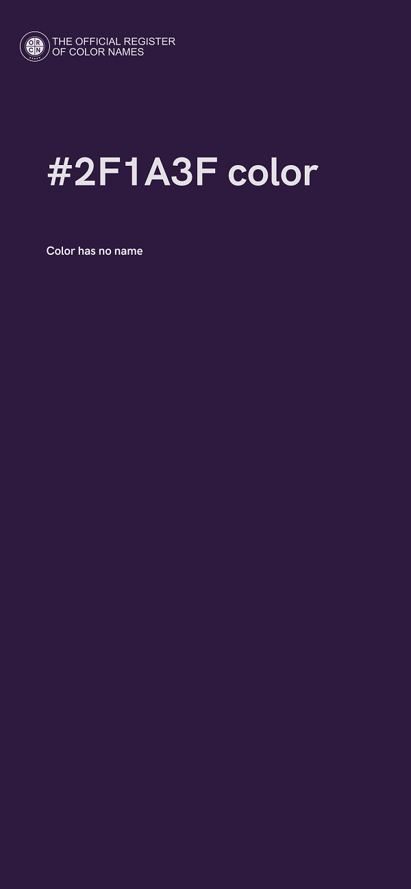 #2F1A3F color image