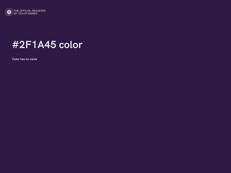 #2F1A45 color image