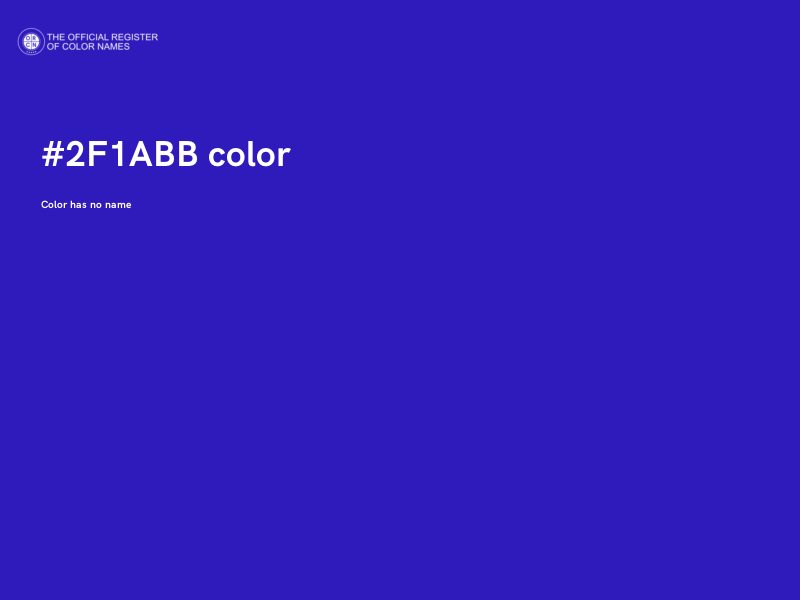 #2F1ABB color image