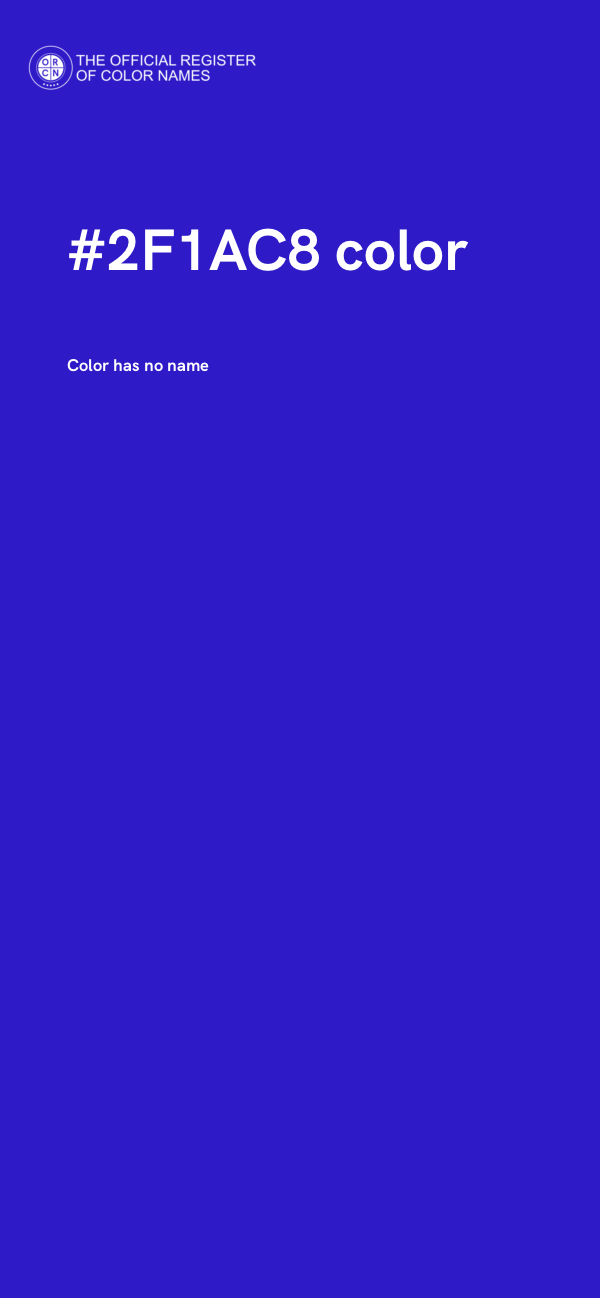 #2F1AC8 color image