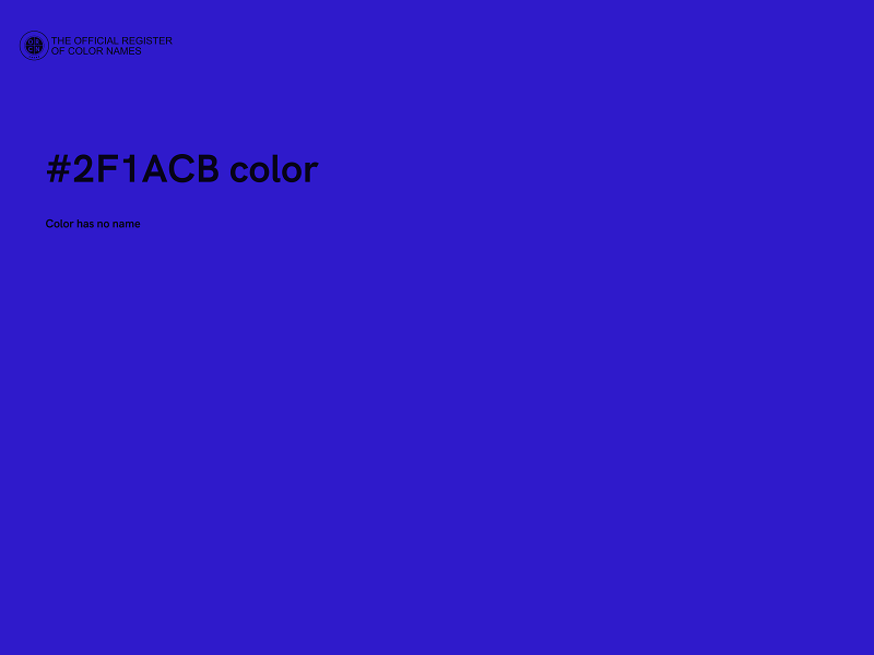 #2F1ACB color image