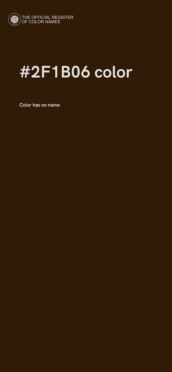 #2F1B06 color image