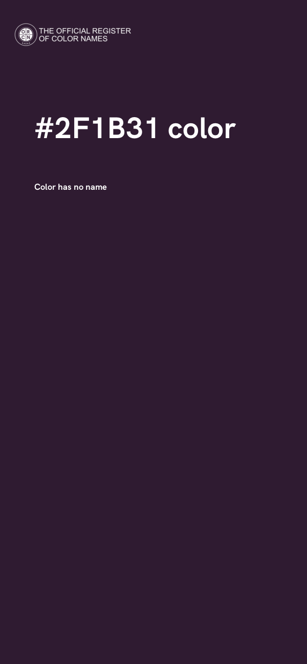 #2F1B31 color image