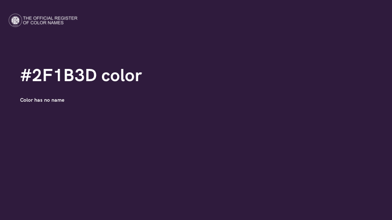 #2F1B3D color image