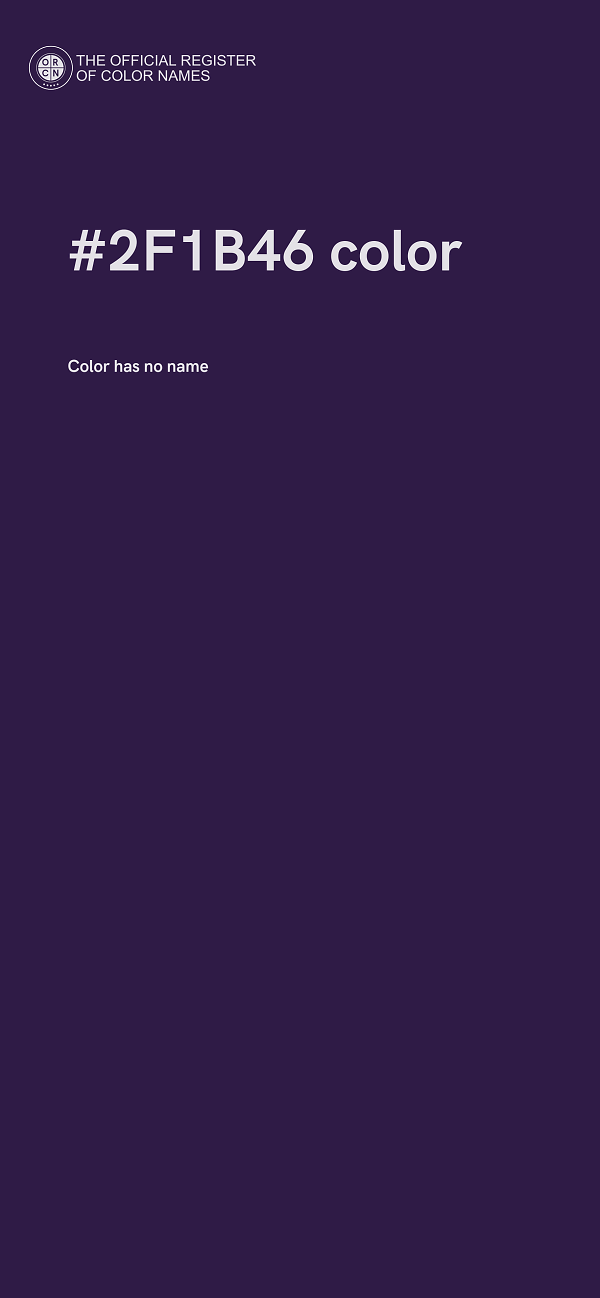#2F1B46 color image