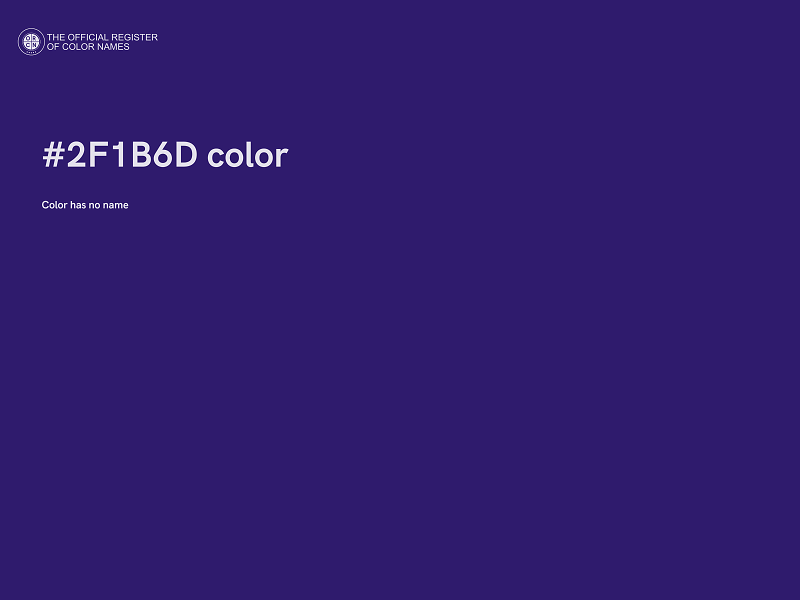 #2F1B6D color image