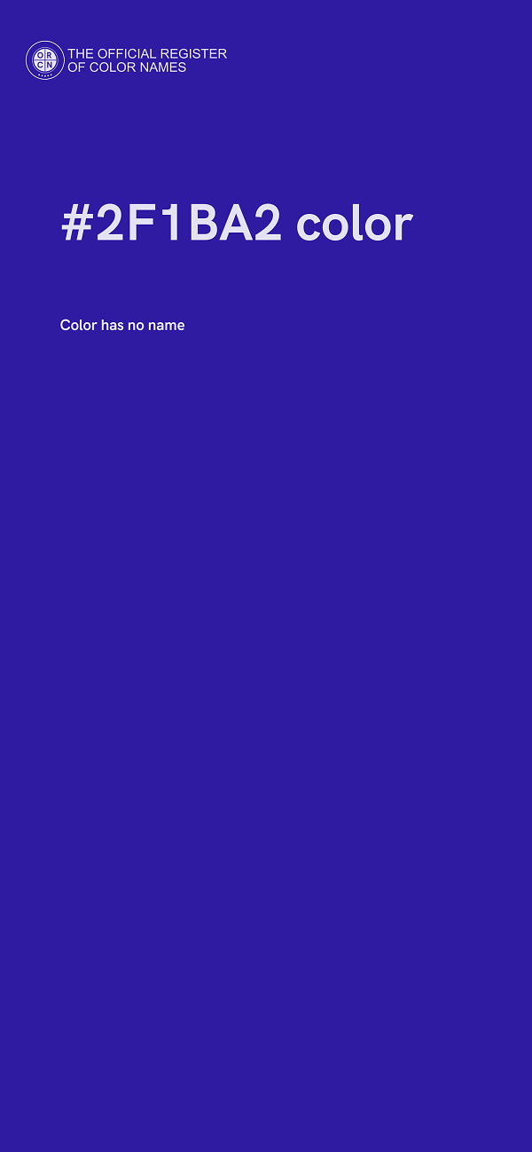 #2F1BA2 color image