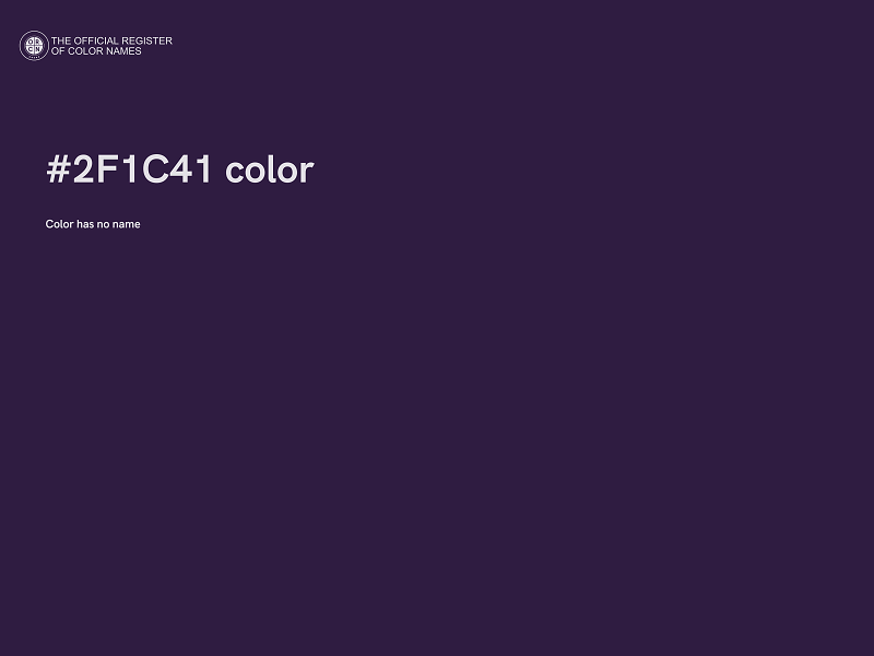 #2F1C41 color image