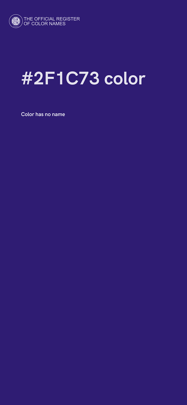 #2F1C73 color image