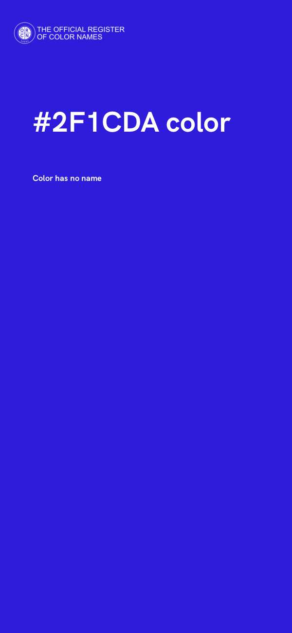 #2F1CDA color image