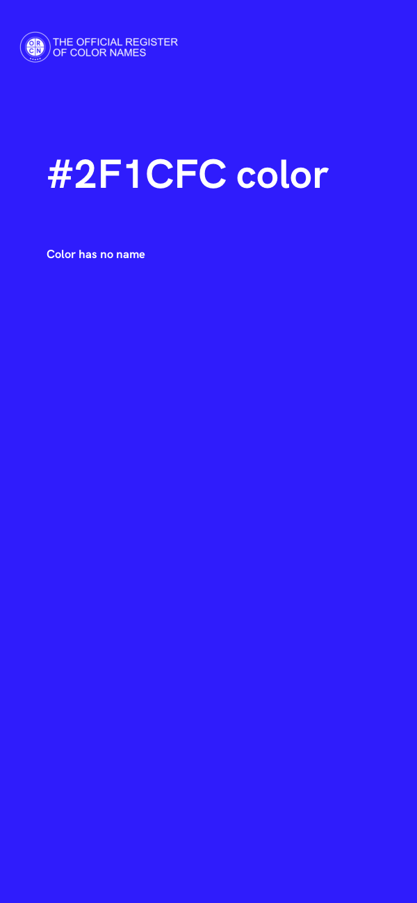 #2F1CFC color image