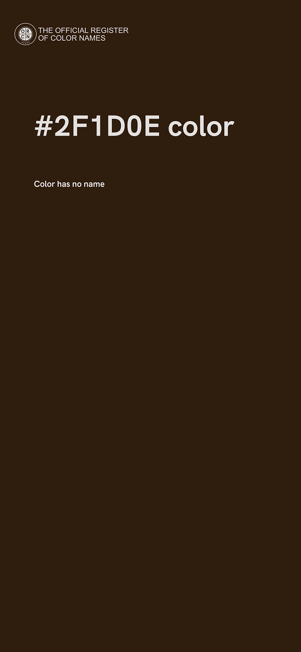 #2F1D0E color image