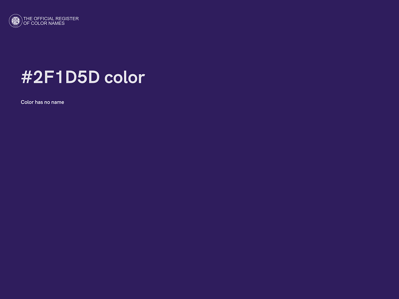 #2F1D5D color image