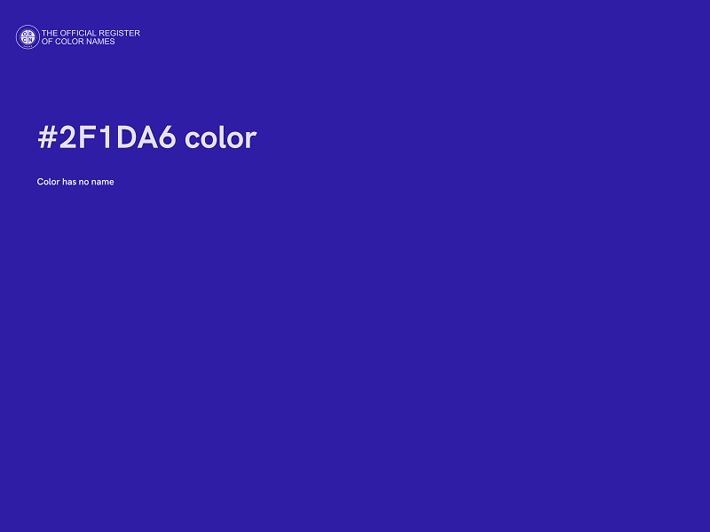 #2F1DA6 color image