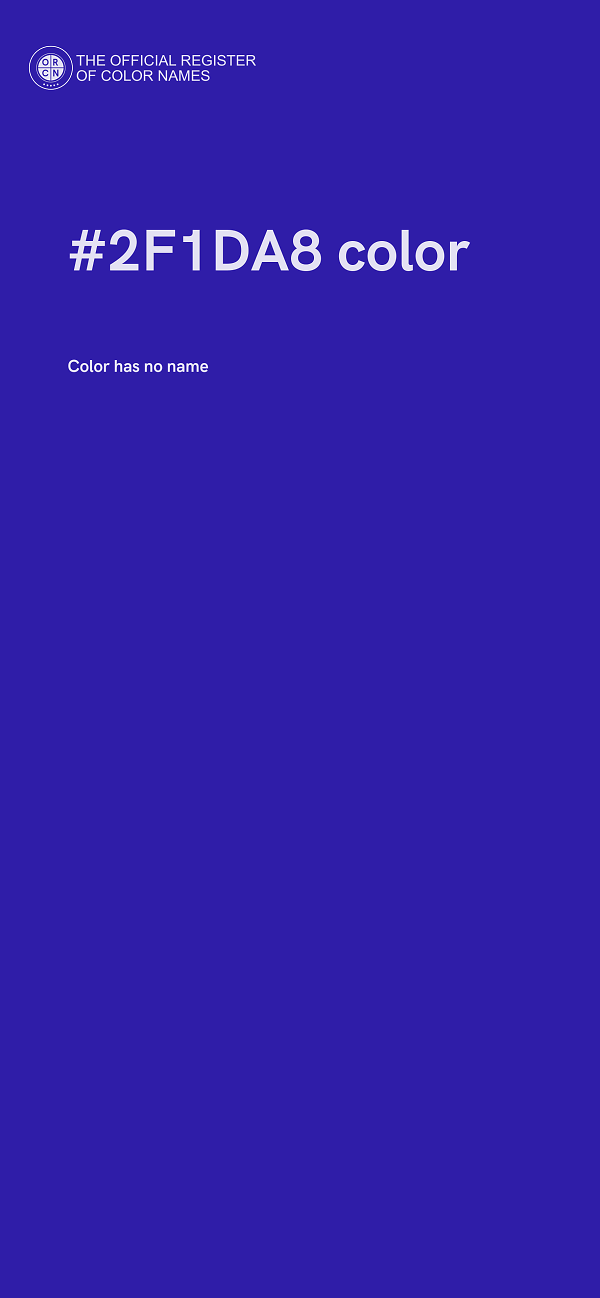 #2F1DA8 color image