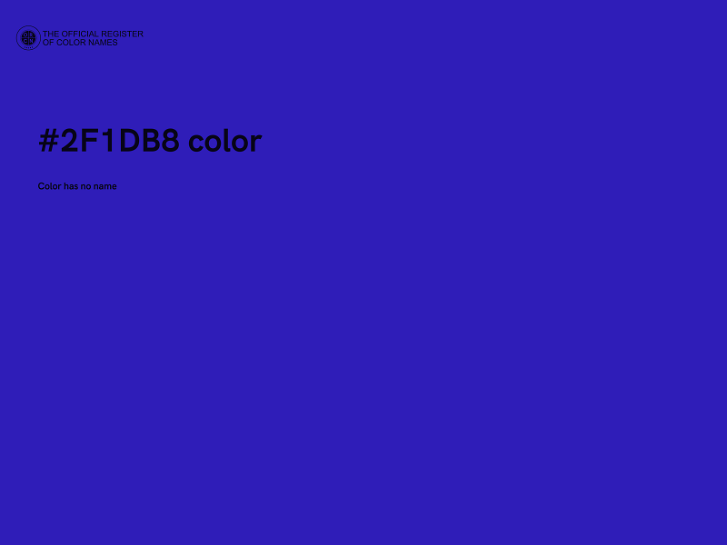 #2F1DB8 color image