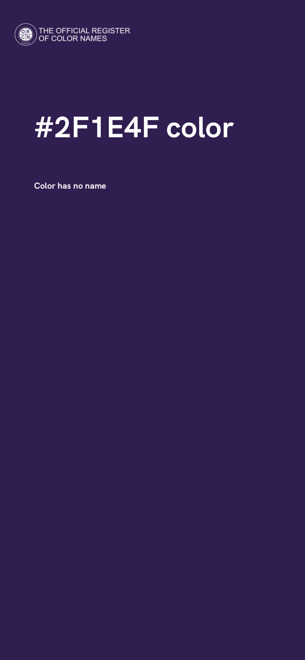 #2F1E4F color image