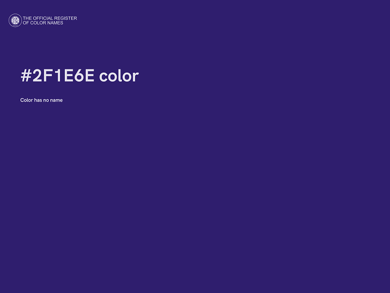 #2F1E6E color image